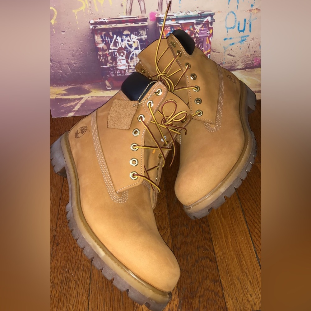 Timberland Construction Boots Wheat